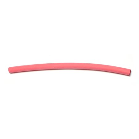 Midwest Fastener 1/4" x 6" Red Heat Shrink Tubing 10PK 73092
